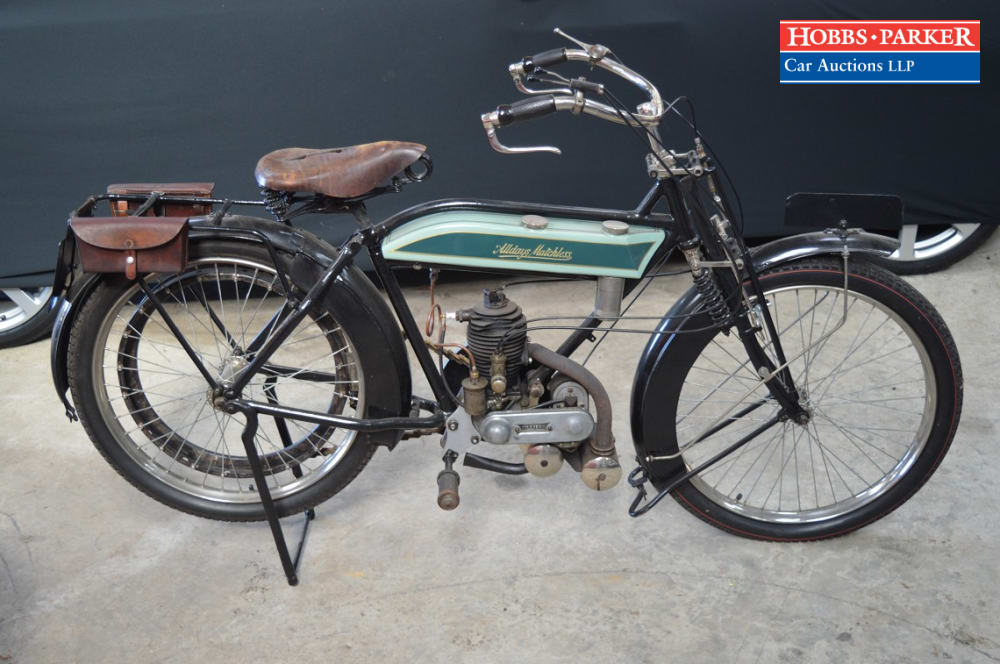 1914 Alldays Matchless 2 1/2 HP Motorbike